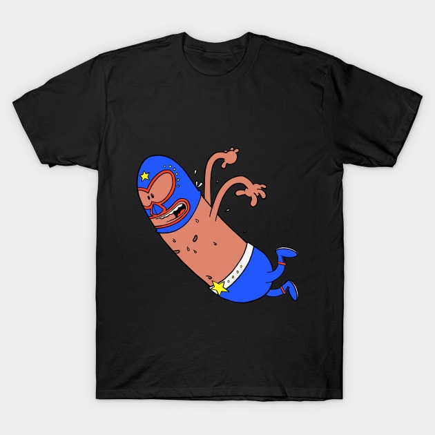 Lucha-wiener T-Shirt by joshbaldwin391